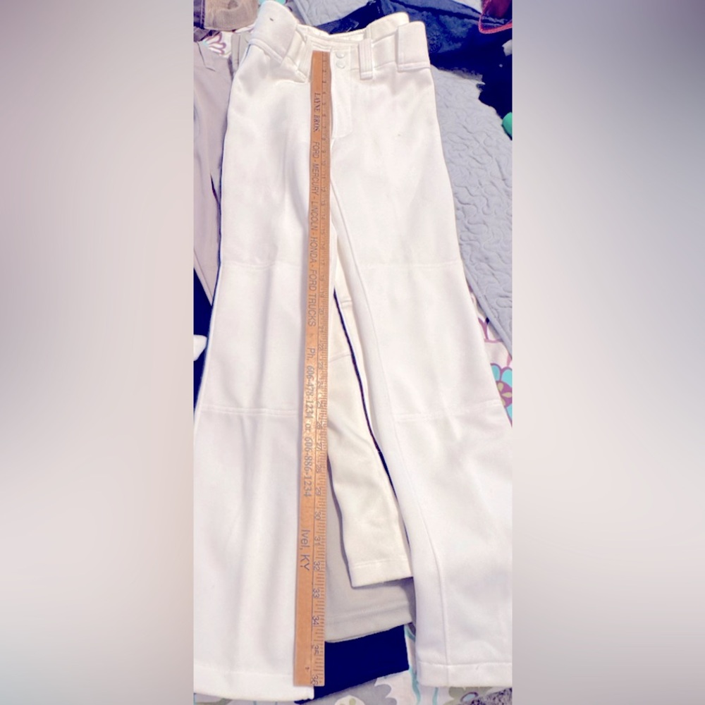Mizuno baseball pants in Youth Large; brand new, white